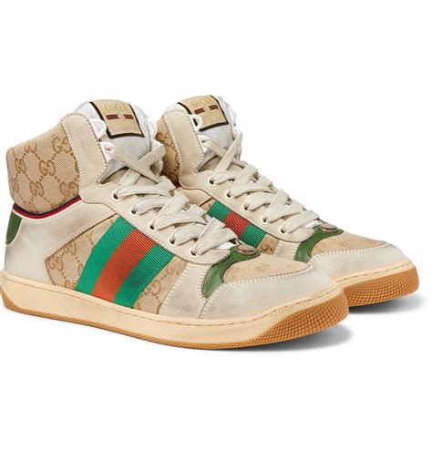 gucci screener sneakers|Gucci screener sneakers high top.